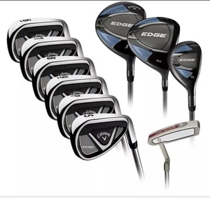 2024 Callaway Edge Men's Golf Club Set - 10-Piece Steel Set with Regular Flex - Picture 1 of 11
