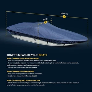 Cubierta universal de alta resistencia para barco Seal Skin, impermeable y resistente a los rayos UV, ajuste perfecto @ - Imagen 1 de 14
