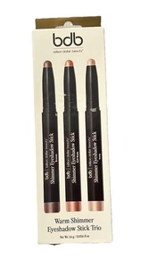 BDB BILLÓN DE DÓLARES BELLEZA CÁLIDO BRILLO SOMBRA DE OJOS STICK TRÍO (TONOS RAROS) - Imagen 1 de 3