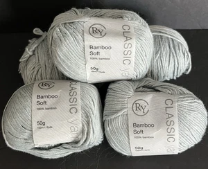 RYC Classic Yarns BAMBUS WEICH 50 Gramm 112 Yards Farbton 107 Menge 3 + - Bild 1 von 4
