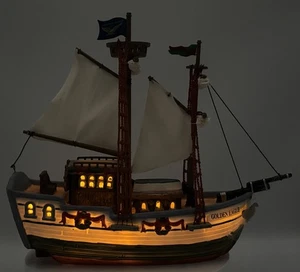 VTG LEMAX GOLDEN EAGLE SCHOONER - VILLAGE COLLECTION CHRISTMAS VILLAGE -- #54378 - Picture 1 of 24