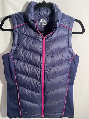 Slazenger Women's Puffer Quilted Golf Vest Full Zip Size Small Comfort Warmth - Image 1 of 4