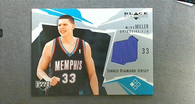2003-04 Black Diamond Single Jersey #BD-MM Mike Miller Grizzlies - Image 1 of 2