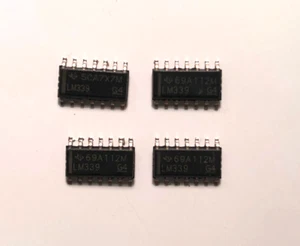 LM339 LP Quad Voltage Comparators SOIC-14 SMD Texas Ins. genuine part x4 pcs - Imagen 1 de 2