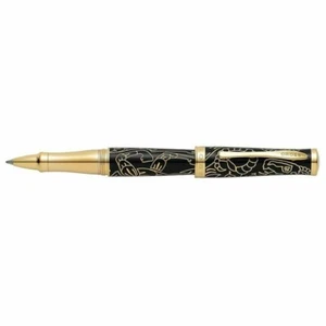Cross Special Edition Year of The Goat Black Lacquer Roller Ball Pen 23K Gold - Picture 1 of 13