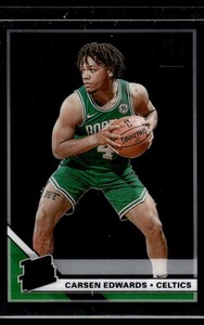 2019 Clearly Donruss Purple Rated Rookie #81 Carsen Edwards Excellent