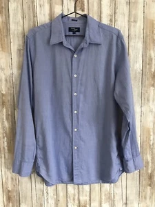 Camisa ajustada con botones J.Crew Thompson para hombre 16-16,5 azul grande - Imagen 1 de 6