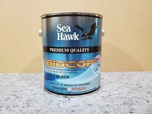 SeaHawk Biocop TF 1205-1 Black Antifouling Bottom Paint 1 Gal Slight Rust - Picture 1 of 5