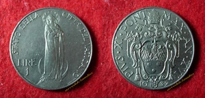 VATIKAN 1 LIRA 1937 PIUS XII. SPL ACMONITAL - Bild 1 von 3