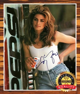 Cindy Crawford - Autographed Signed 8x10 photo (Supermodel) - REPRINT - Picture 1 of 4