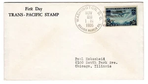 C20 FDC Pan-American Clipper Washington DC - Beverly Hills #31 - Picture 1 of 2