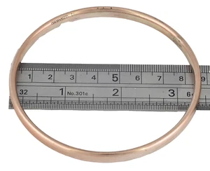 Large Antique Rose Gold Golf Bangle Armlet - 17 Grams - Near Mint - - Picture 1 of 6