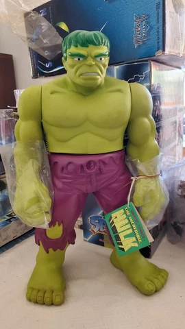 RARE VINTAGE! 1991 HAMILTON GIFTS MARVEL INCREDIBLE HULK VINYL 16" ACTION FIGURE Cover