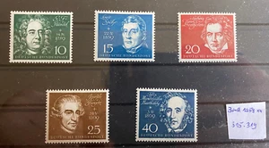Bund BRD 1959 Michel-Nr. 315 - 319 Beethoven Einzelmarken postfrisch Wz Kreuzbl. - Bild 1 von 1