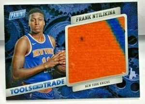 Frank Ntilikina 2017 Panini Black Friday Tools of the Trade Jumbo Towel Patch RC