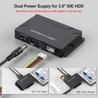 SATA/IDE to USB 3.0 External Hard Drive Adapter Kit Recovery Reader Converter US