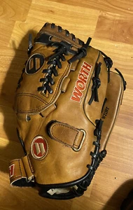 Worth 130T Baseball Softball Glove Willow Tanned 13" Stinger Fits Left Hand - Picture 1 of 6