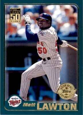 2001 TOPPS MATT LAWTON . MINNESOTA TWINS #213 - Image 1 of 2