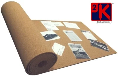 Large Cork Sheet 1.85 Meter x 500 mm - 6 mm Thick Cork Roll (0004) 48 Parcel - Image 1 of 4