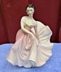 Vtg Royal Doulton Lady Figurine The Polka 1954 England HN2156 - Picture 1 of 3