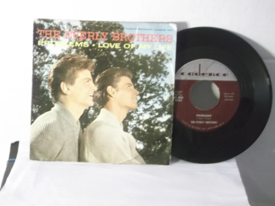 The Everly Brothers,Cadence 1355,"Problems"US,7" 45 w P/S, 1959, Rock N Roll, M- - Image 1 of 1