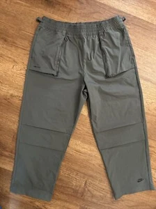 Nike Pants Mens Size Large L Gray Tech Pack Dri Fit Bottoms Wide Leg Hiking - Picture 1 of 12