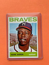 1964 Topps Baseball Card- Hank Aaron Hall of Fame, Card # 300
