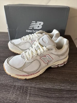 Unisex New Balance Classics 2002R Blanco Gris Rosa Para Hombre Nuevo Talla 8/Wms 9.5 Nuevo Foto 1 de 4