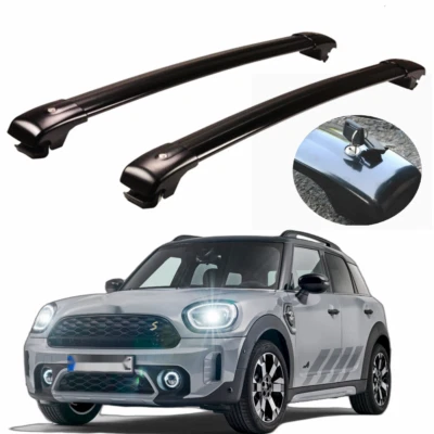 Cross Bars Fits for Mini Cooper Countryman F60 2017-2023 2PCS  Luggage Carrier - Image 1 of 4
