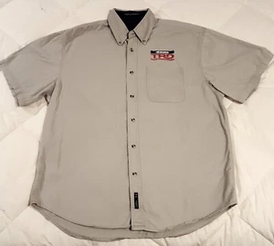 Teikuro TRD Thermo-Reactive Diffusion Mens XL Khaki Cotton Shirt, Short Sleeve - Picture 1 of 9