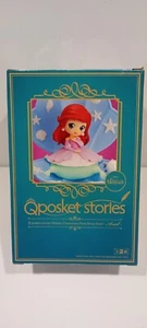 Ban Dai Disney The Little Mermaid Ariel Pink Dress Figure Q Posket Stories Boxed - Picture 1 of 8