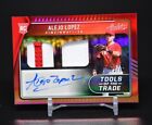 Alejo Lopez 2022 Panini Absolute Tools Of The Trade Jersey/Auto Red #?Ed /50