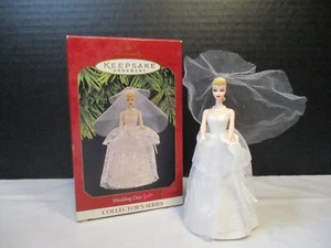Adorno Hallmark Keepsake Día de Boda Barbie 1997 Serie de Coleccionista No. 4 - Imagen 1 de 11