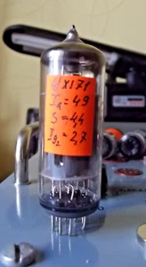TESTED. 6P1P-EV ~ 6AQ5, EL90. Output beam tetrode. 1971 SVETLANA. PCS 1. - Picture 1 of 8
