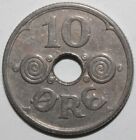 Faroe Islands 10 Øre Coin 1941 KM# 4 Denmark WWII Danish King Christian X Ten