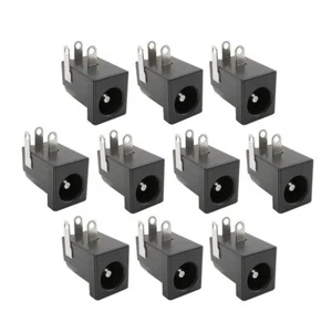10pcs DC Power Supply Female Jack Socket 5.5 x 2.1mm Barrel-Type PCB Mount - Picture 1 of 5