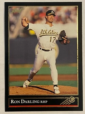 1992 Leaf Gold #447 Ron Darling Oakland Athletics - Image 1 of 2