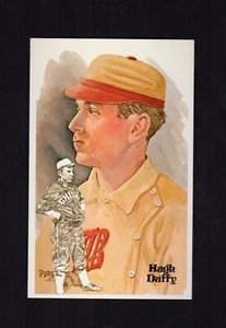 #34 HUGH DUFFY, Boston Red Stockings/Braves ~ Perez-Steele HOF postcard #/10,000 - Picture 1 of 3