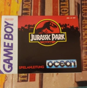 Jurassic Park (1992) Nintendo Gameboy (instrucciones alemán/alemán) - Imagen 1 de 1