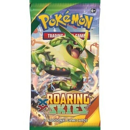 Nintendo Pokémon TCG Roaring Skies Booster Pack - 10 Cards