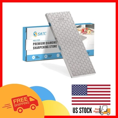 Versátil piedra de afilar diamante de 8 pulgadas 400/1000 - Perfecto para todas las herramientas Foto 1 de 4
