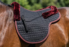 Horse Quilted ENGLISH SADDLE PAD Trail Contour Fleece Lined 72102-112