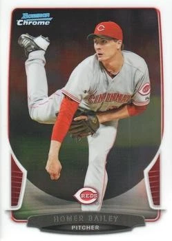 2013 Bowman Chrome #84 Homer Bailey REDS - Image 1 of 2