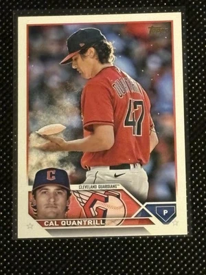 2023 Topps Series 1 Cal Quantrill Gold Mirror SSP #255 - Image 1 of 2