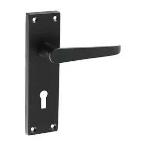 Timco Pemegang Kunci Lurus Gaya Victoria - Hitam Matt (Saiz 152 x 43 - 2 Keping - Picture 1 of 1