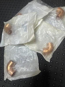 5x Everbilt C607 90 Degree Elbow 1/2" Copper - Picture 1 of 2