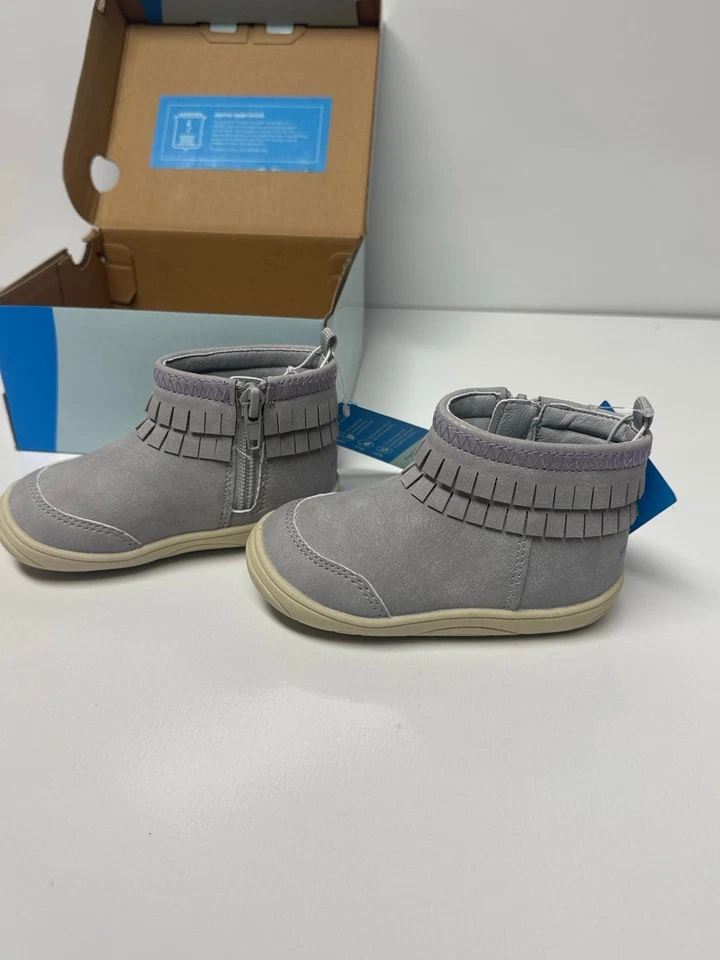 Botín Stride Rite Bianca Infantil Niñas (3-6) | TG002502 Gris Foto 1 de 4