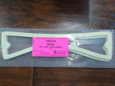 Juntas de lente de lámpara de luz trasera Chevrolet Nova/Chevy II 1970-72 - Par Foto 1 de 2