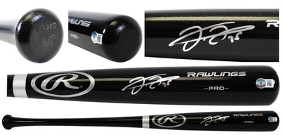 White Sox Frank Thomas Authentic Signed Black Rawlings Big Stick Bat BAS Witness - Image 1 of 4
