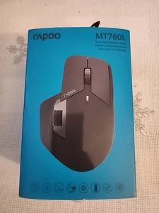 Wireless Mouse. MT76OL Black Multi-mode. Rapoo Brand - Picture 1 of 6